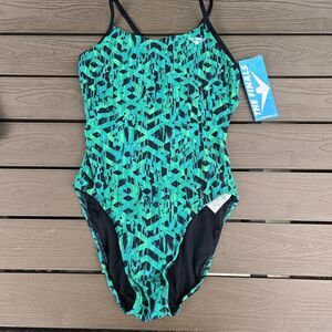 The Finals Youth Omega Swimsuit SwanBack 1-Piece Red Girls- Size 22 New